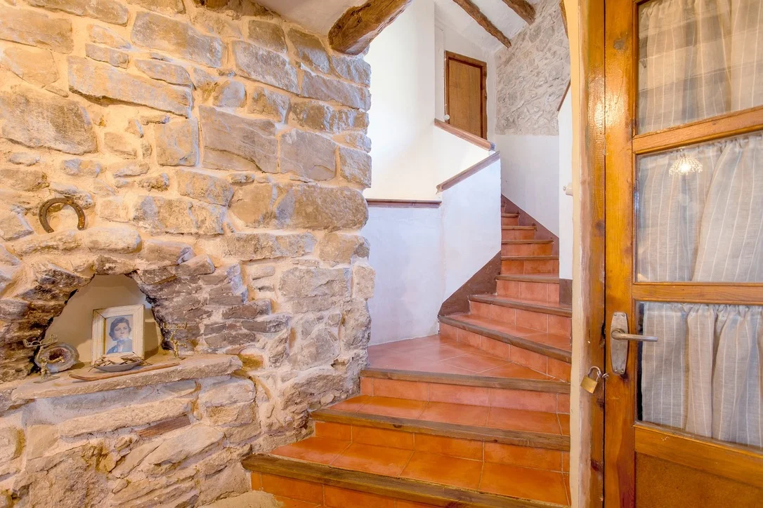 Escalera - Casa Pepita, La Almeza, Alpuente