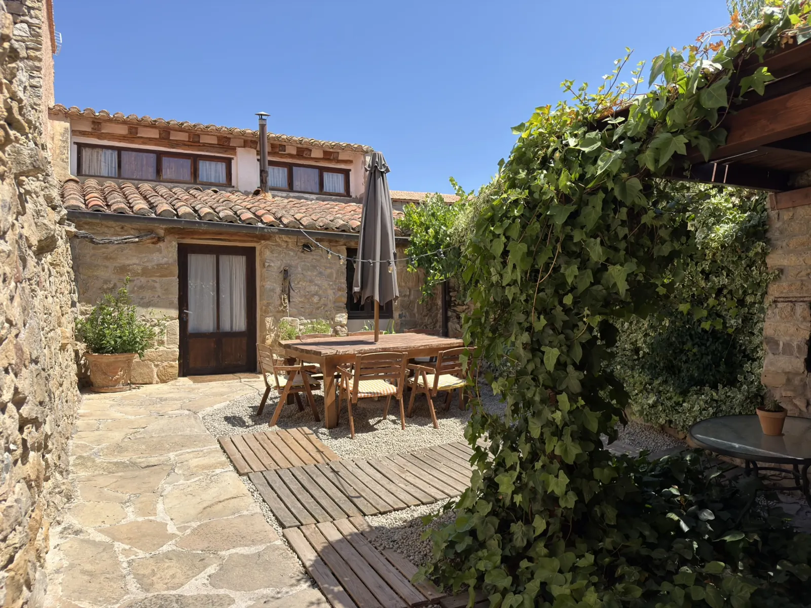 Patio - Casa Pepita, La Almeza, Alpuente