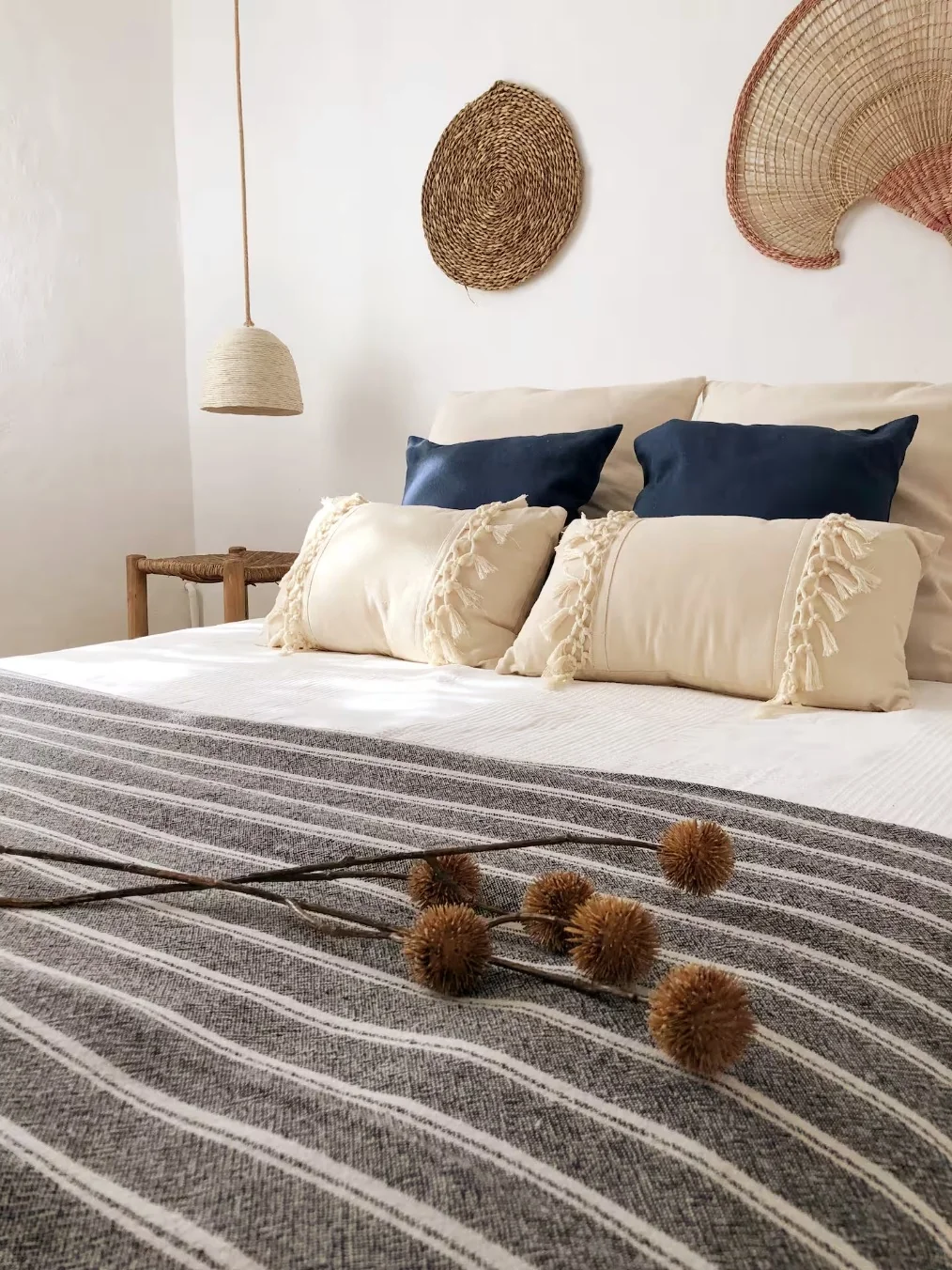 Dormitorio (vista 2) - Casa Gonda, Cap d'Artrutx, Menorca