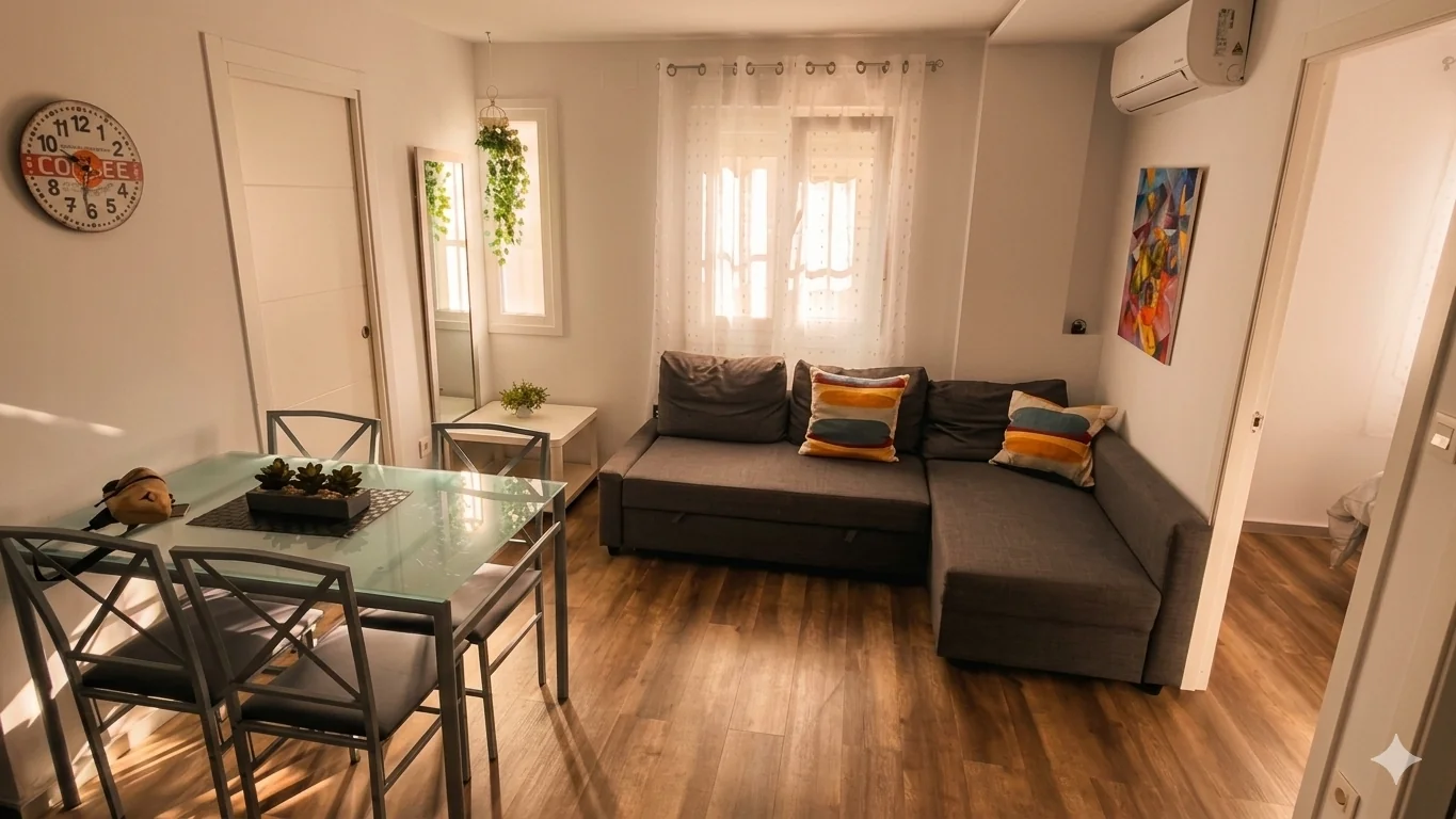 Salón (vista 2) - Apartamento Tarifa, Tarifa