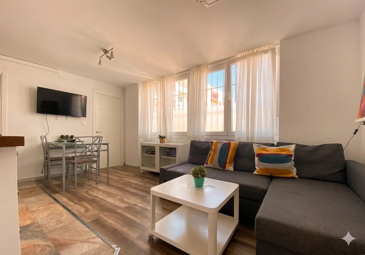 Salón (vista 2) - Loft Tarifa, Tarifa